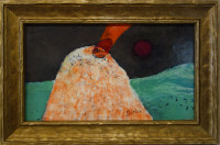 Ota Janeček - Mořská sopka - originál